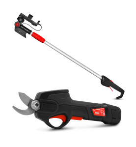 Sécateur rechargeable 7.2V lithium avec perche télescopique - Elem Garden