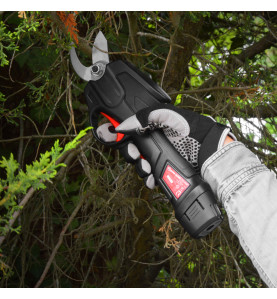 Sécateur rechargeable 7.2V lithium avec perche télescopique - Elem Garden