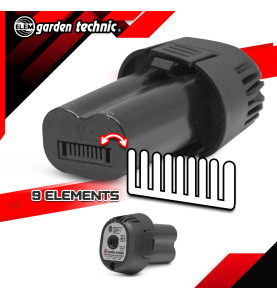 Batterie pour sécateur rechargeable 7.2v lithium - Elem Garden