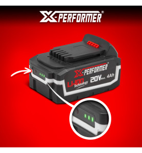 Batterie lithium 20V - 4Ah - X Performer