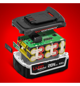 Batterie lithium 20V - 4Ah - X Performer