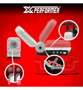 Lampe de travail 20V max livrée sans batterie - X PERFORMER