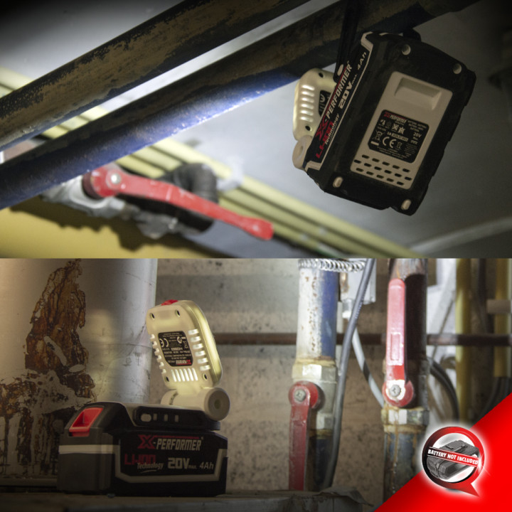 Lampe de travail 20V max livrée sans batterie - X PERFORMER