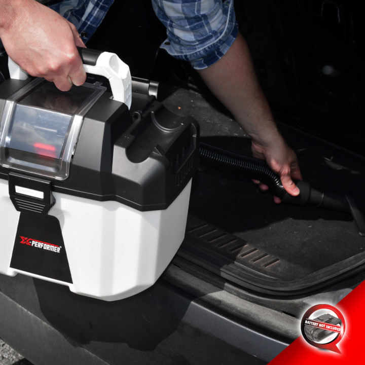 Aspirateur eau et poussières rechargeable 20V livré sans batterie - X Performer