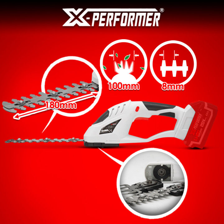 Cisaille / sculpteur de haies sans fil 20V livré sans batterie - X-Performer