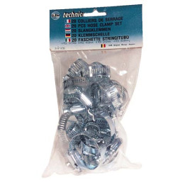 Colliers de serrage 20 pièces - Elem Technic