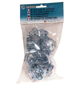 Colliers de serrage 20 pièces - Elem Technic
