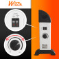 Chauffage mobile 2000W - 3 positions de chauffe - Avec Thermostat - Warm Tech