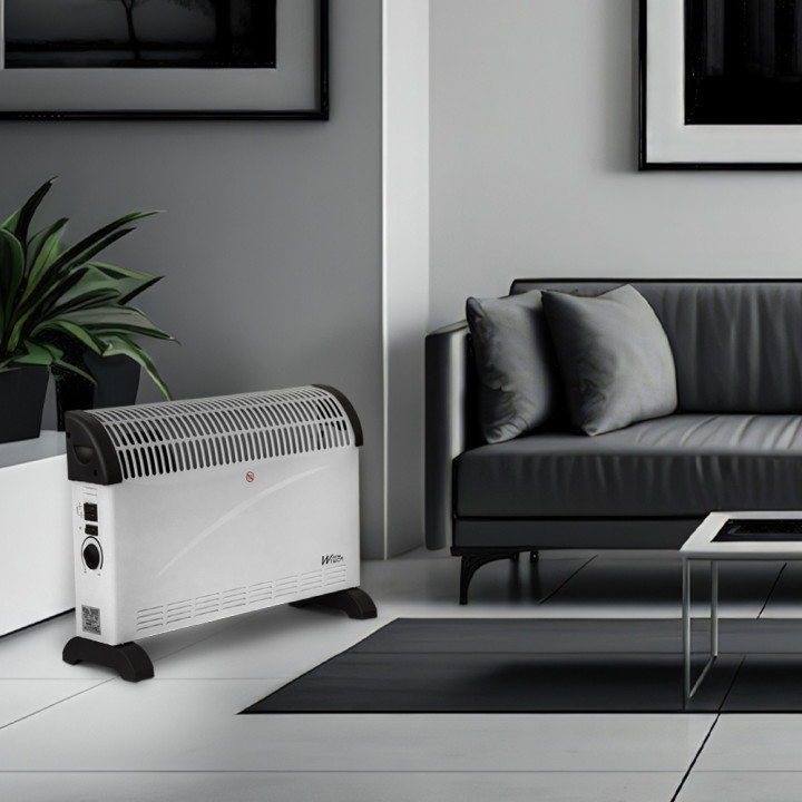 Chauffage mobile 2000W - 3 positions de chauffe - Avec Thermostat - Warm Tech