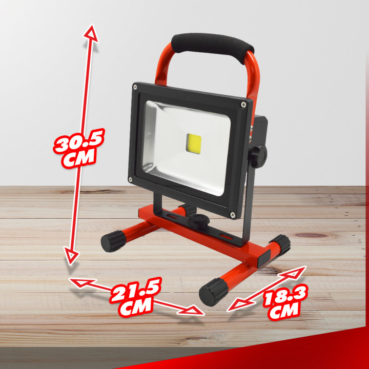 Projecteur led rechargeable de chantier 20W - I-WATTS