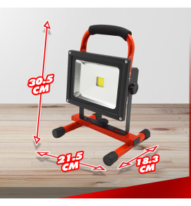 Projecteur led rechargeable de chantier 20W - I-WATTS