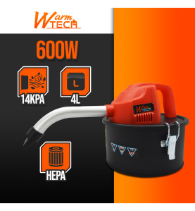 Vide cendres 600W 4L  - Warm Tech