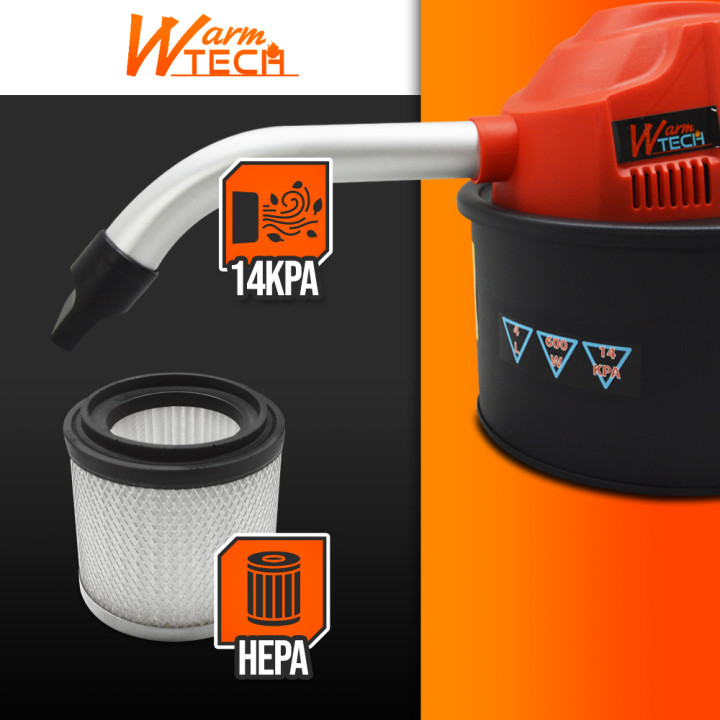 Vide cendres 600W 4L  - Warm Tech