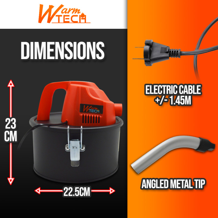 Vide cendres 600W 4L  - Warm Tech