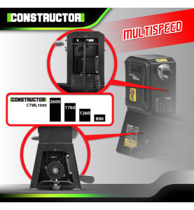 Tour à bois 400W - 1000mm - Constructor