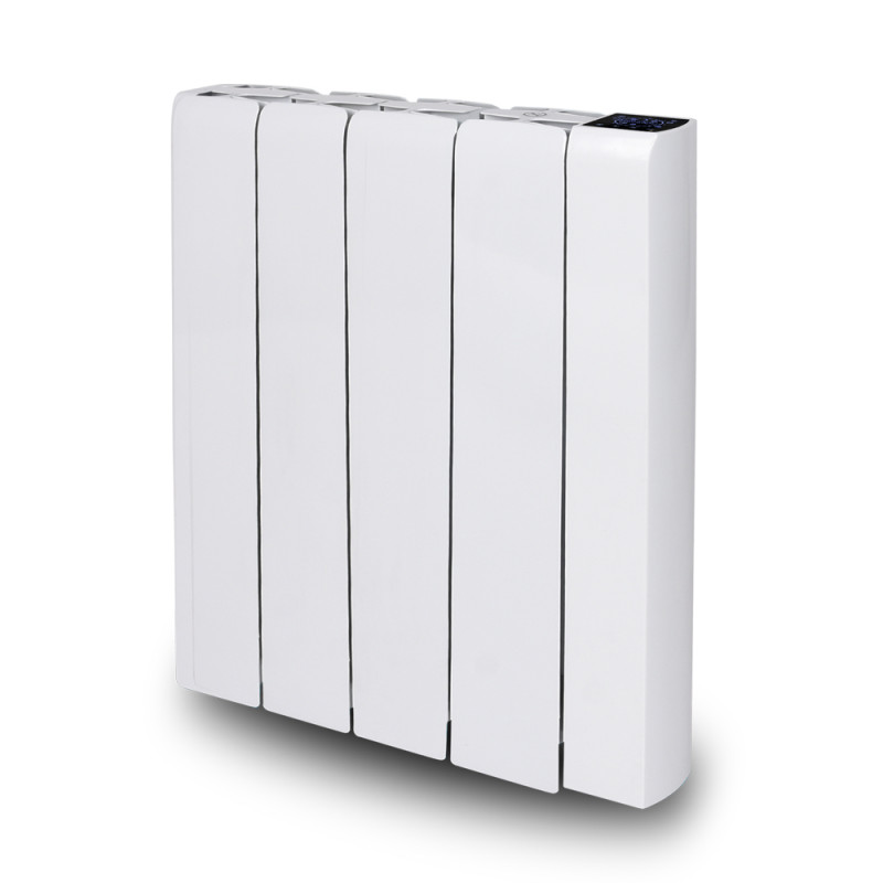Radiateur à inertie céramique 1000W - Thermostat digital, timer 7 jours - Fixation murale - Warm Tech