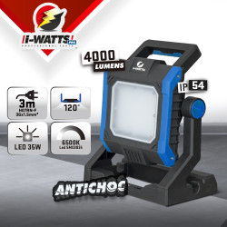 Projecteur led de chantier 35W - IP54 -  I-Watts Pro