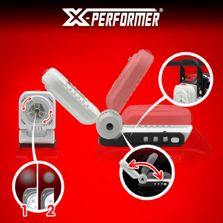 Lampe de chantier 20V max avec batterie 2Ah - X PERFORMER