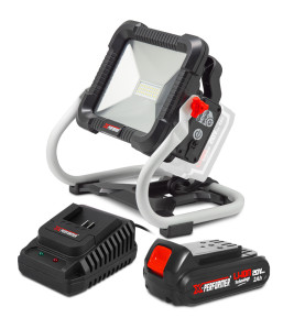 Projecteur de chantier rechargeable 20V avec batterie 2Ah - X Performer