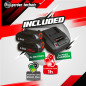 Tondeuse et coupe bordures rechargeables 20V max + 2 batteries - Elem Garden.