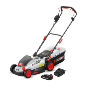 Tondeuse rechargeable 20V max 33 cm avec batterie 2Ah - X-Performer