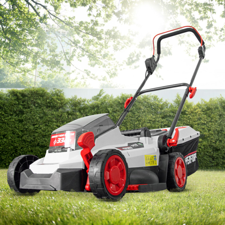 Tondeuse rechargeable 20V max 33 cm avec batterie 2Ah - X-Performer
