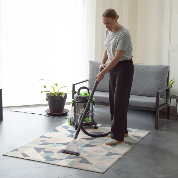 Aspirateur eau et poussières / shampouineuse 1400W - 20L inox - 18 Kpa avec soufflerie - Constructor
