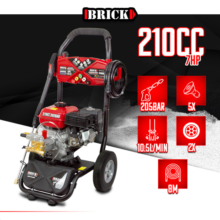Nettoyeur haute pression thermique 205 bars max - 210CC - Brick