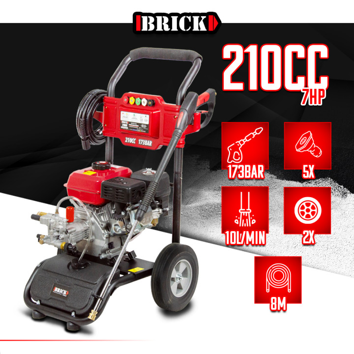 Nettoyeur haute pression thermique 173 bars max - 210CC  - Brick