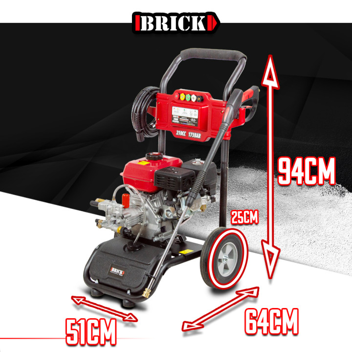 Nettoyeur haute pression thermique 173 bars max - 210CC  - Brick