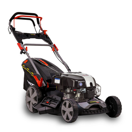 Tondeuse thermique tractée 161CC avec moteur Briggs and Stratton, mulching et éjection latérale - Gardeo Pro
