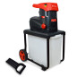 Broyeur de végétaux électrique silencieux 2800W - 45MM