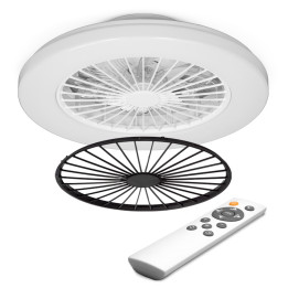 Ventilateur de plafond avec éclairage Led + télécommande