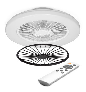 Ventilateur de plafond avec éclairage Led + télécommande