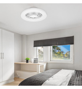 Ventilateur de plafond avec éclairage Led + télécommande