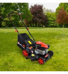Tondeuse thermique tractée 144 CC - 40cm - mulching et éjection latérale