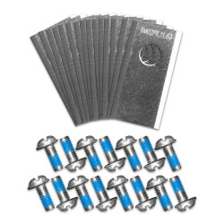 Jeu de 15 lames + vis pour robot tondeuse Lawnmaster