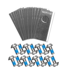 Jeu de 15 lames + vis pour robot tondeuse Lawnmaster