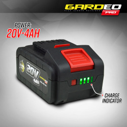 Batterie 20V - 4Ah pour balayeuse GBAL40LI-4A