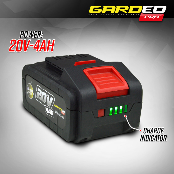 Batterie 20V - 4Ah pour balayeuse GBAL40LI-4A