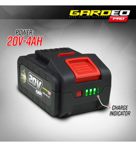 Batterie 20V - 4Ah pour balayeuse GBAL40LI-4A