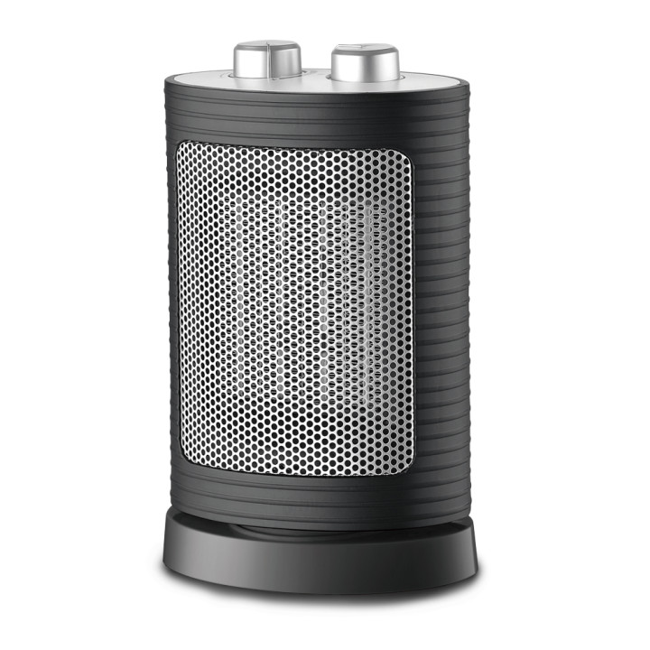 Radiateur céramique oscillant 1500W - 2 puissances + ventilateur - Avec Thermostat