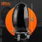 Chauffage soufflant oscillant 2000W - ambiance feu de bois.