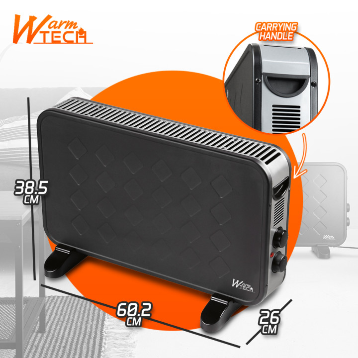 Chauffage mobile 2000W + Ventilation turbo