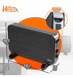Chauffage mobile 2000W + Ventilation turbo