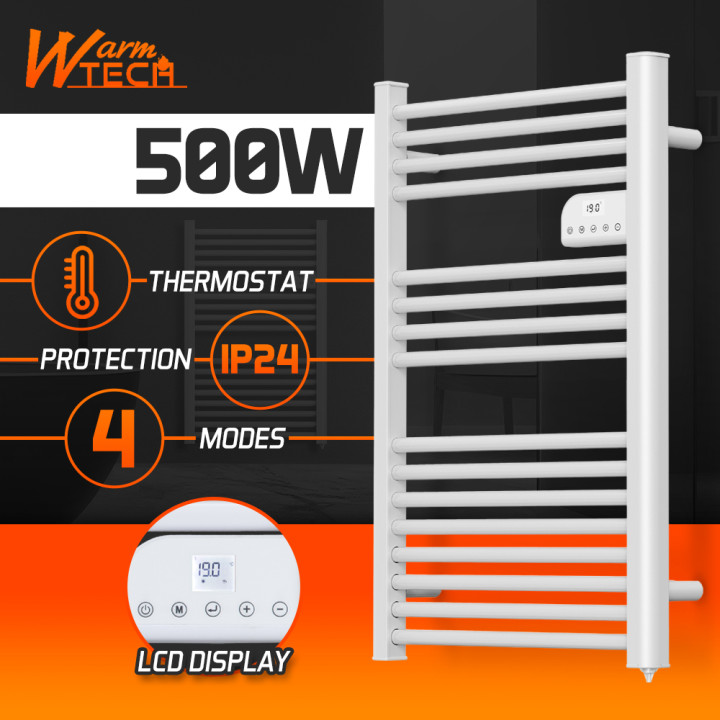 Radiateur sèche serviettes sans fluide 500W