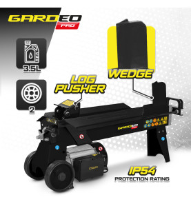 Fendeur de bûches horizontal 2200 W - 5 tonnes.