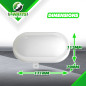 Lot de 6 hublots led 6W - 480 lumens - IP65