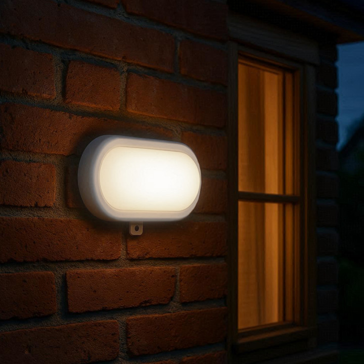 Lot de 6 hublots led 6W - 480 lumens - IP65