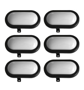 Lot de 6 hublots led 6W - 480 lumens - IP65